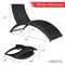 Costway 2PCS Folding Patio Rattan Lounge Chair Chaise Cushioned Portable Garden Lawn Red